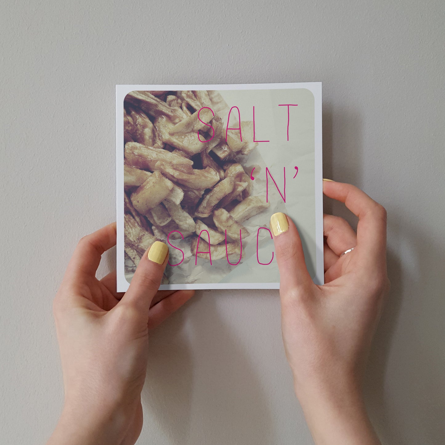Scottish Banter Greetings Card Bag of Chips