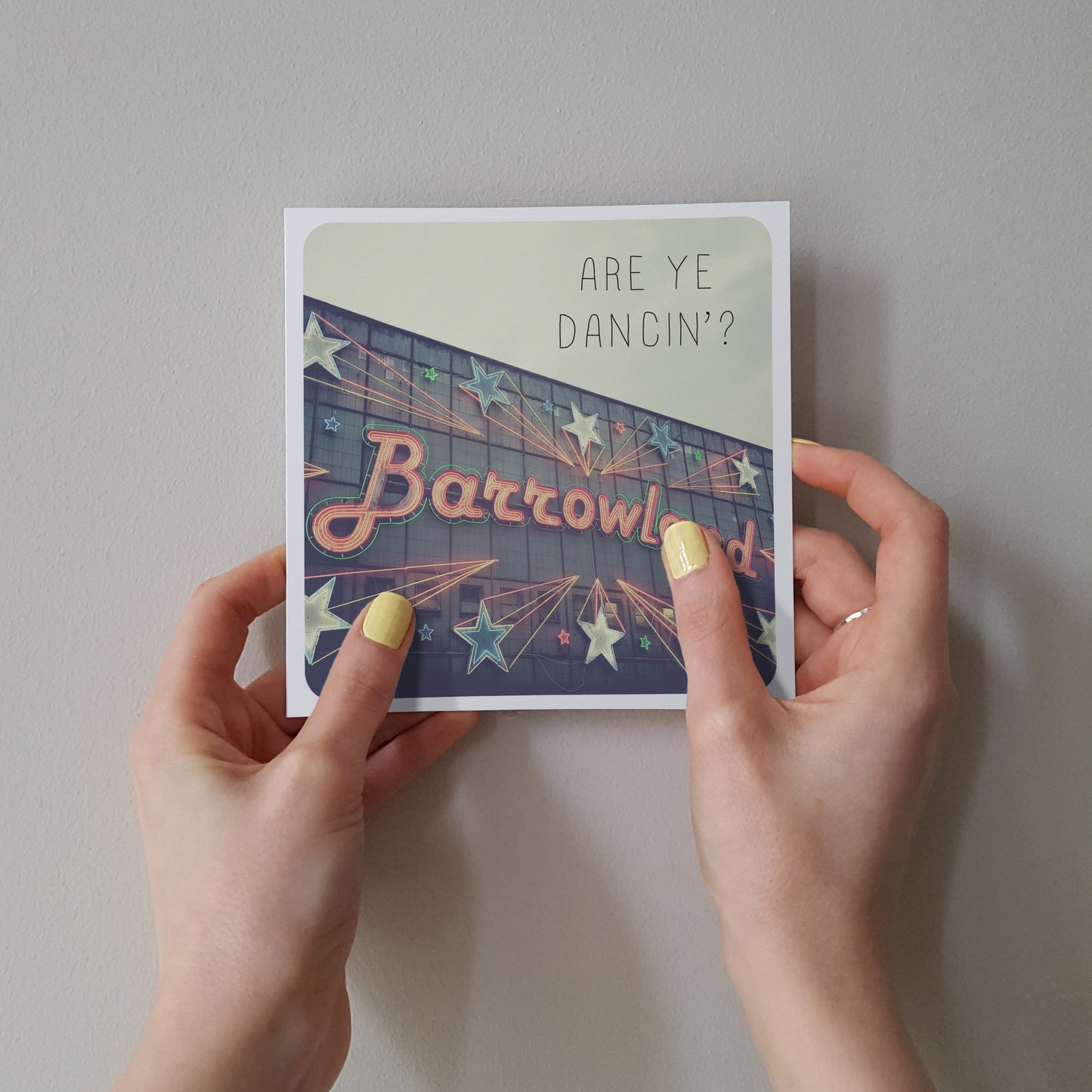 Scottish Banter Greetings Card Barrowland Ballroom