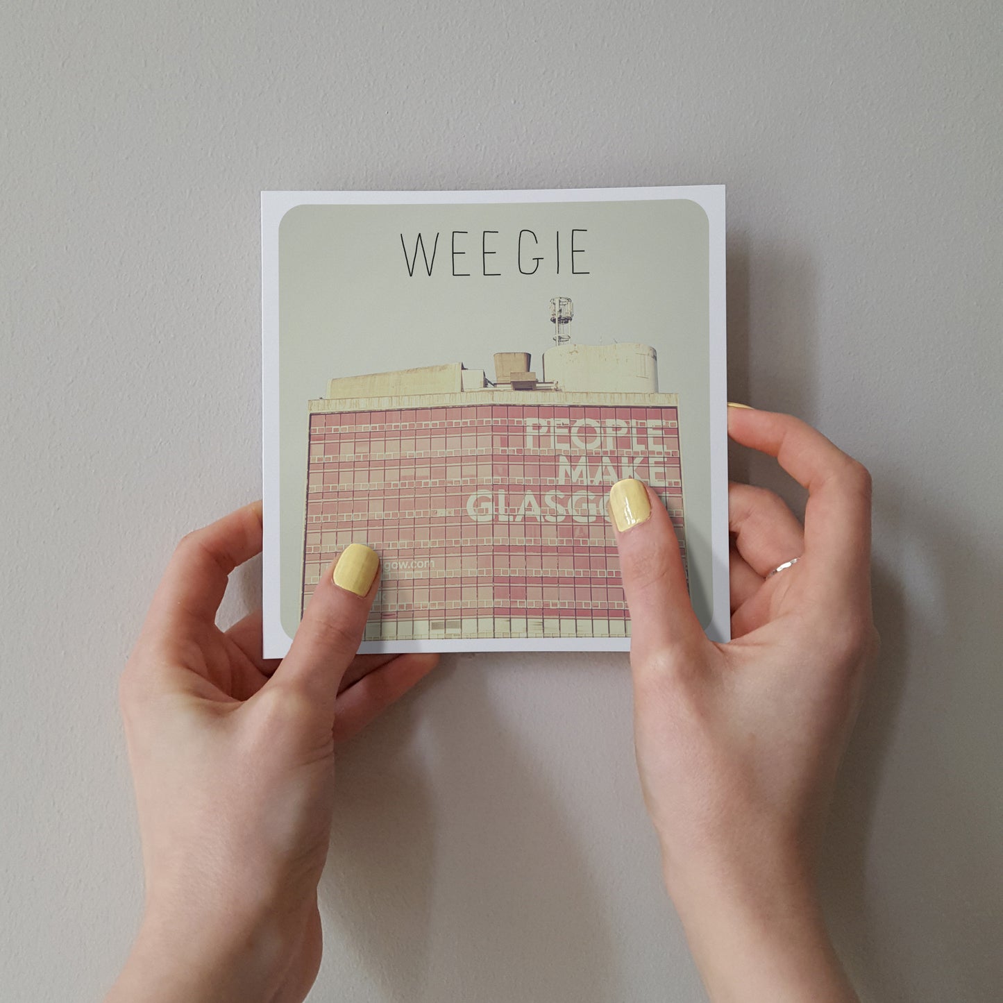 Scottish Banter Greetings Card Building and Printing