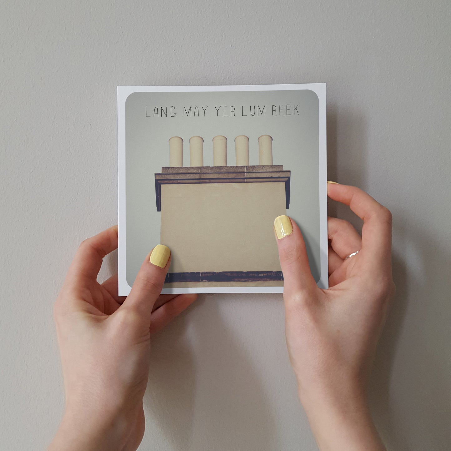 Scottish Banter Greetings Card Chimney Stack