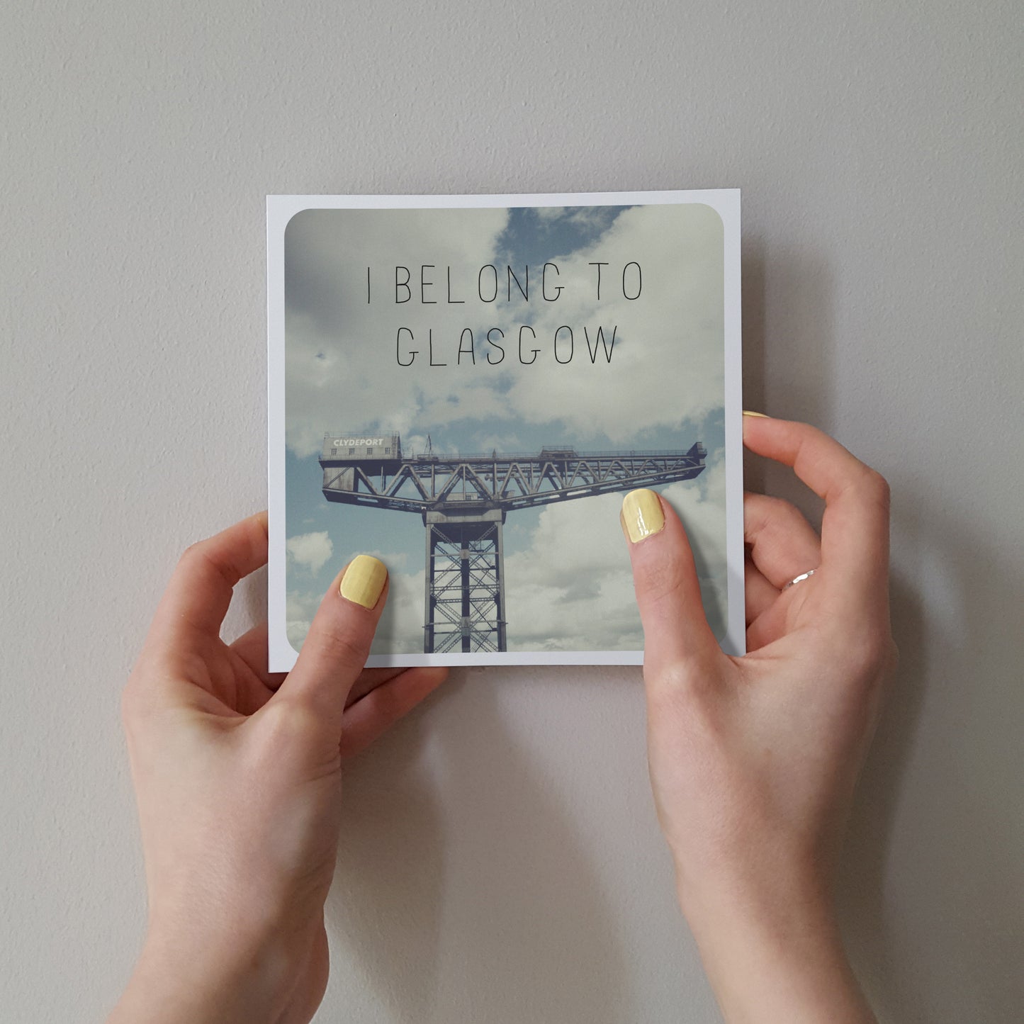 Scottish Banter Greetings Card Clydeport