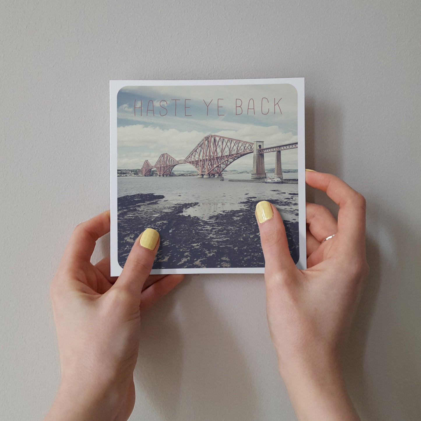 Scottish Banter Greetings Card Forth Bridge