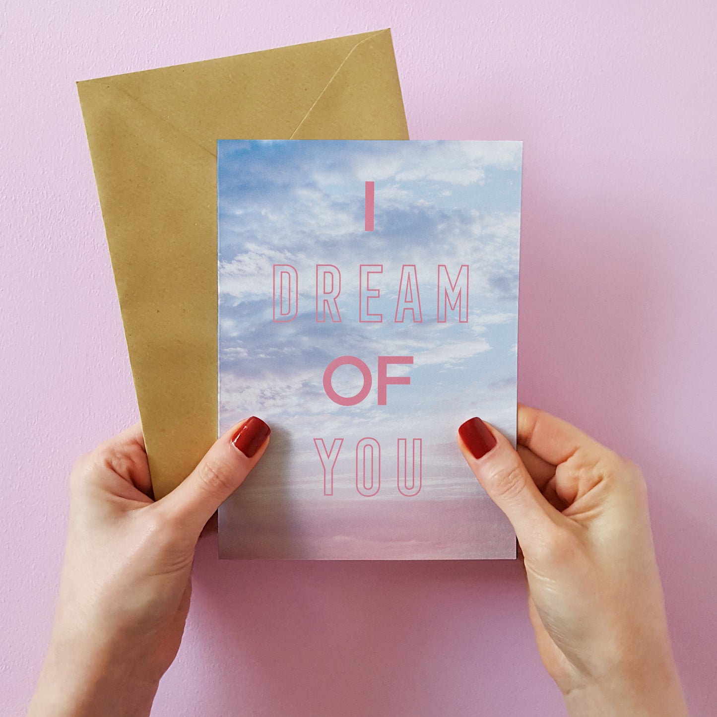 I Dream of You Greetings Card
