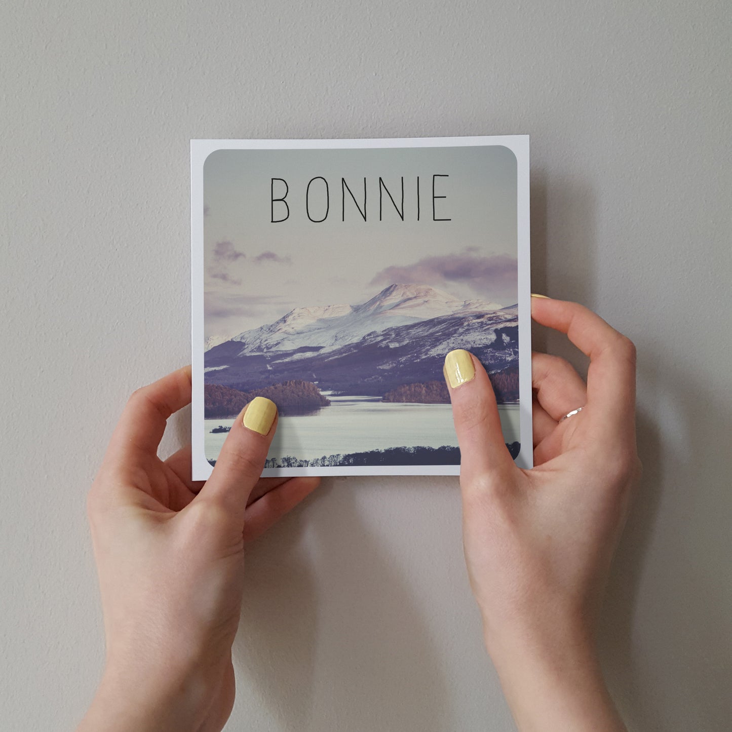 Scottish Banter Greetings Card Loch Lomond