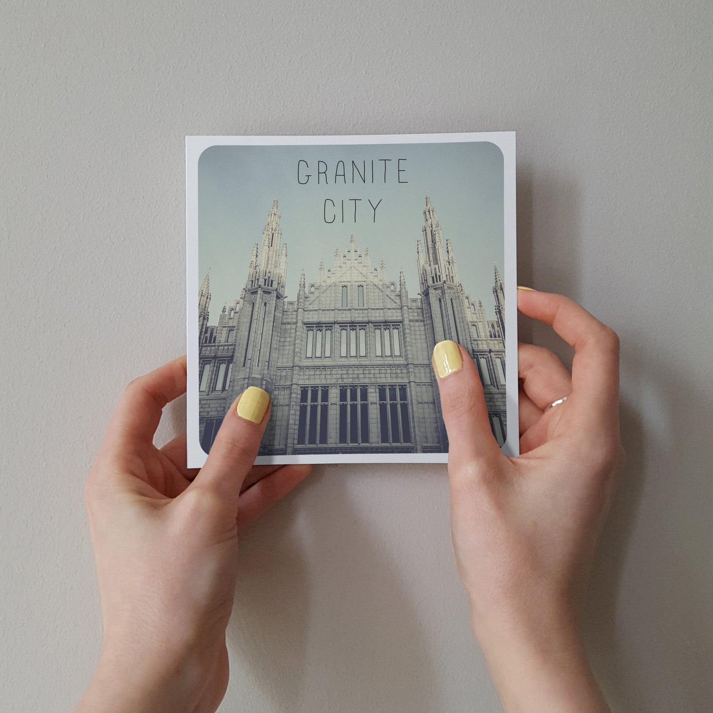 Scottish Banter Greetings Card Marischal College