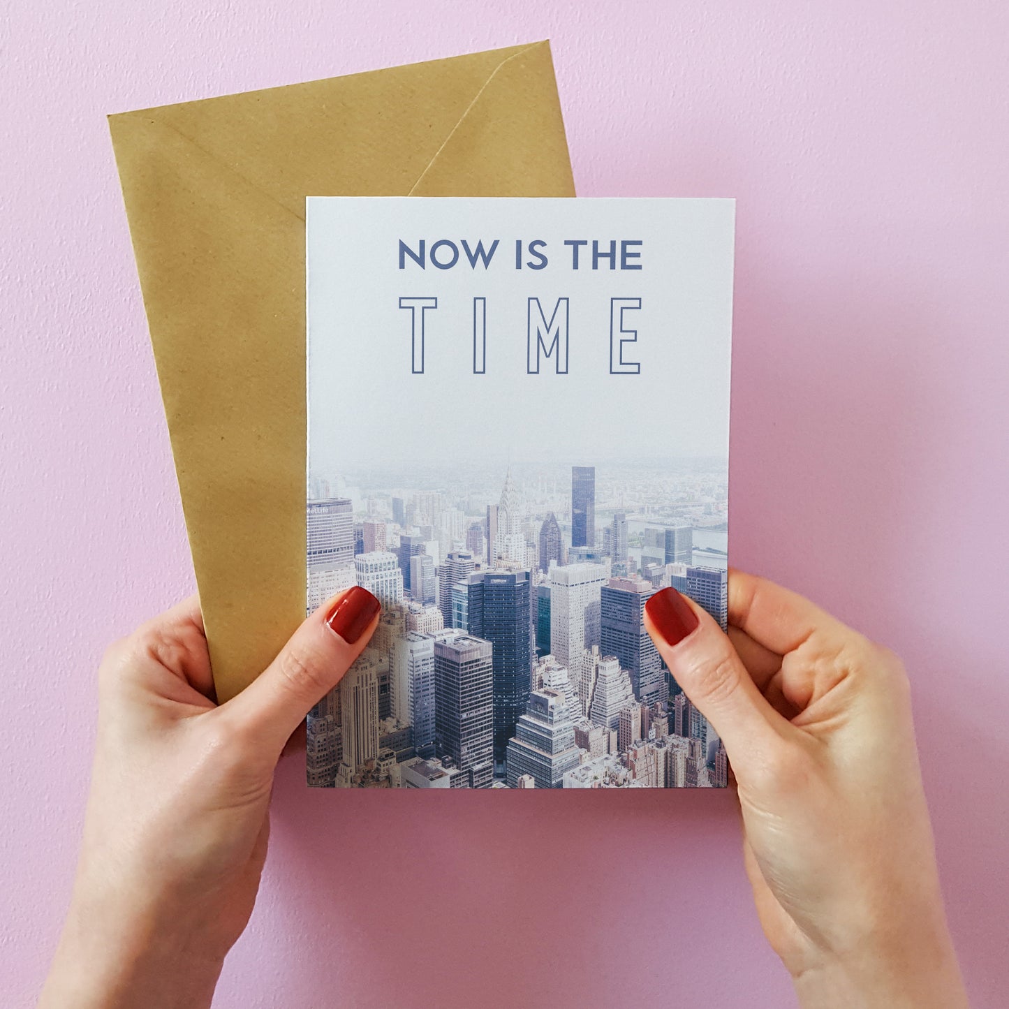 Now is the Time Greetings Card