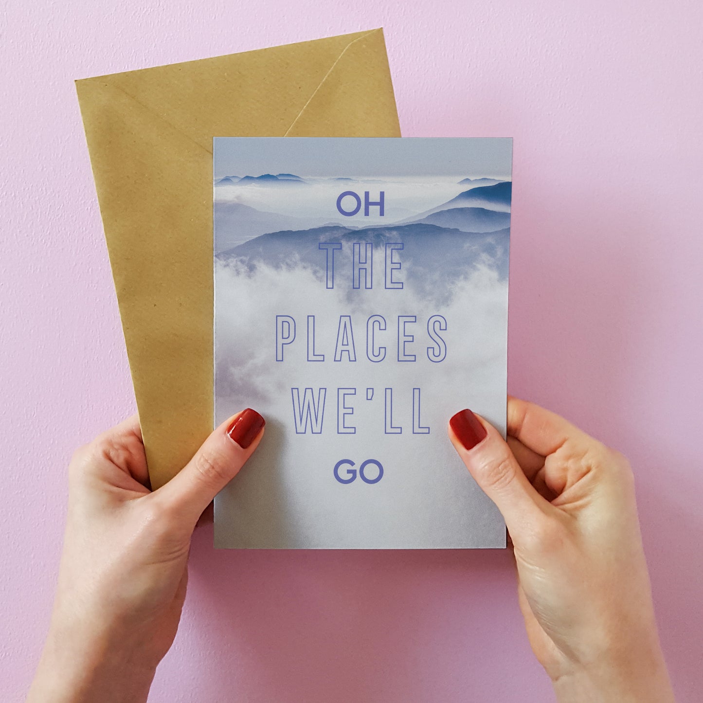 Oh The Places Greetings Card