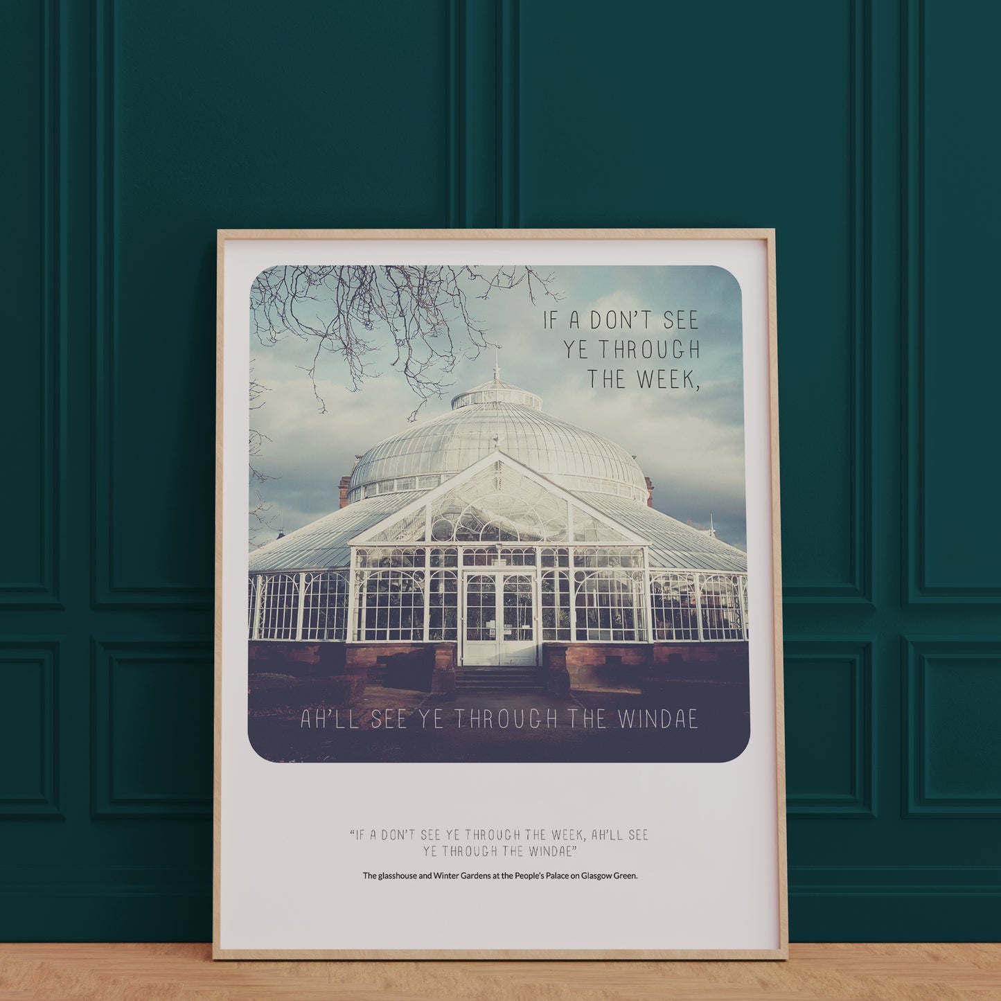 Scottish Banter Print People's Palace