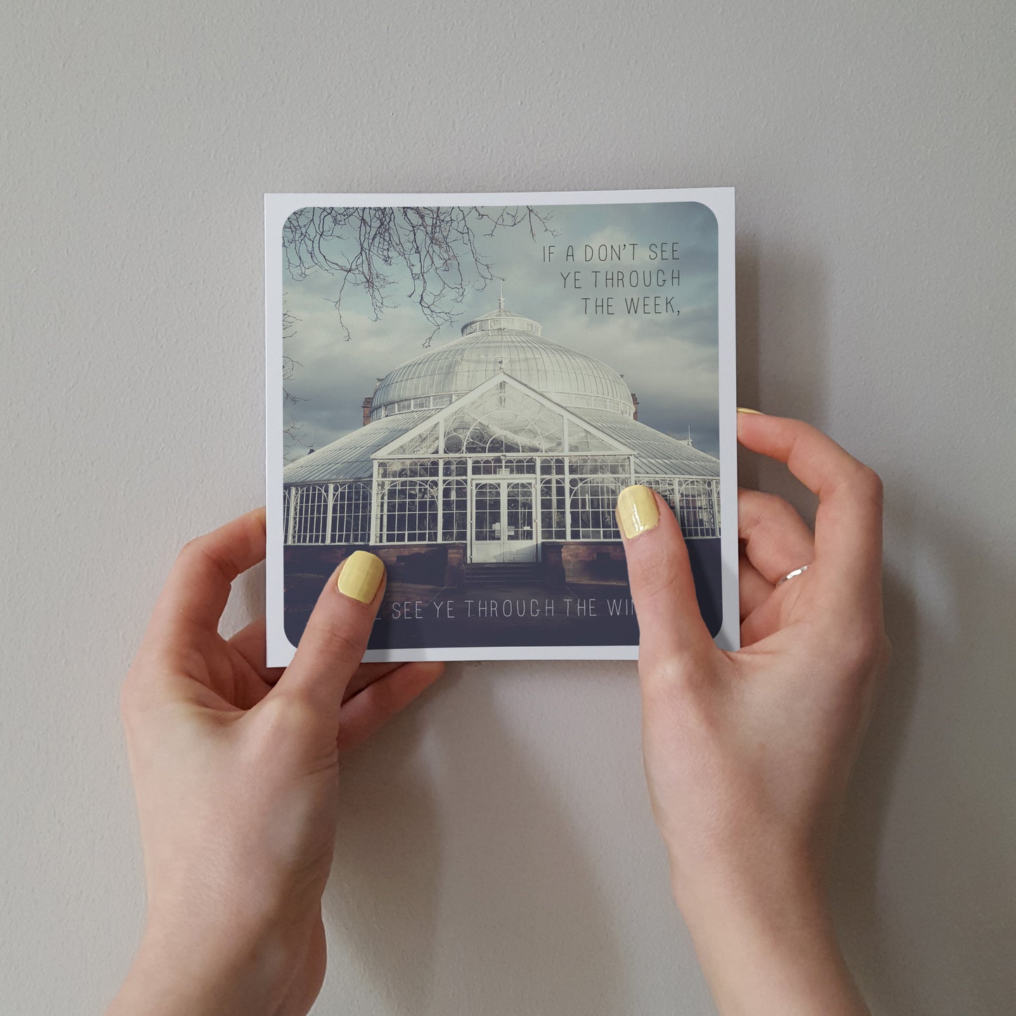 Scottish Banter Greetings Card People's Palace