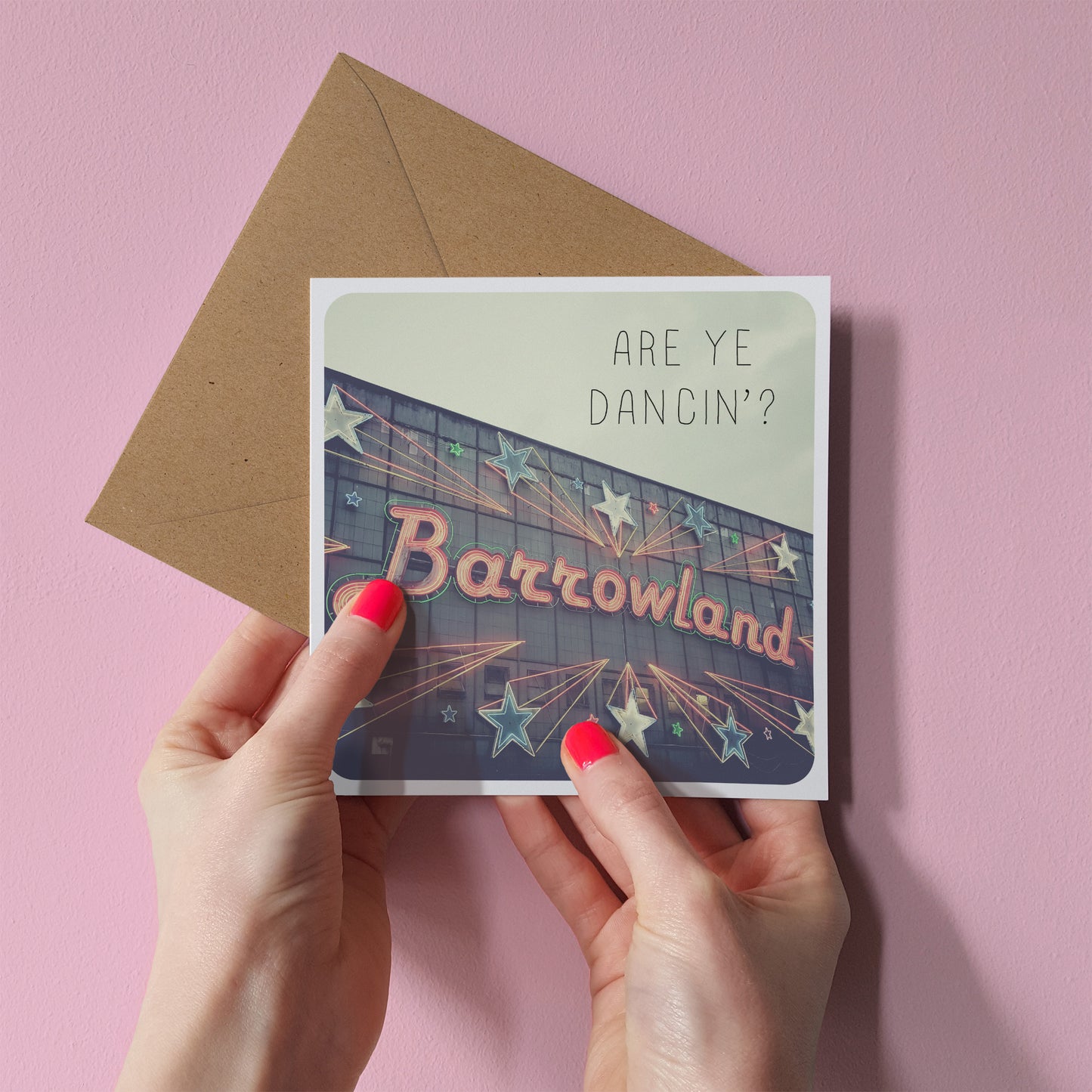Scottish Banter Greetings Card Barrowland Ballroom
