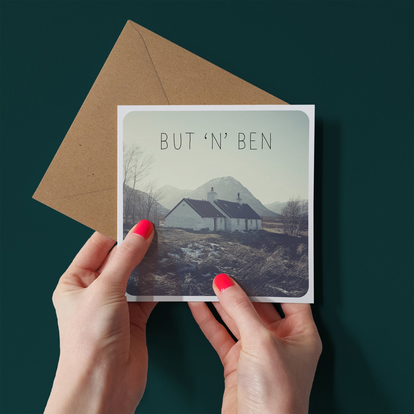Scottish Banter Greetings Card Blackrock Cottage