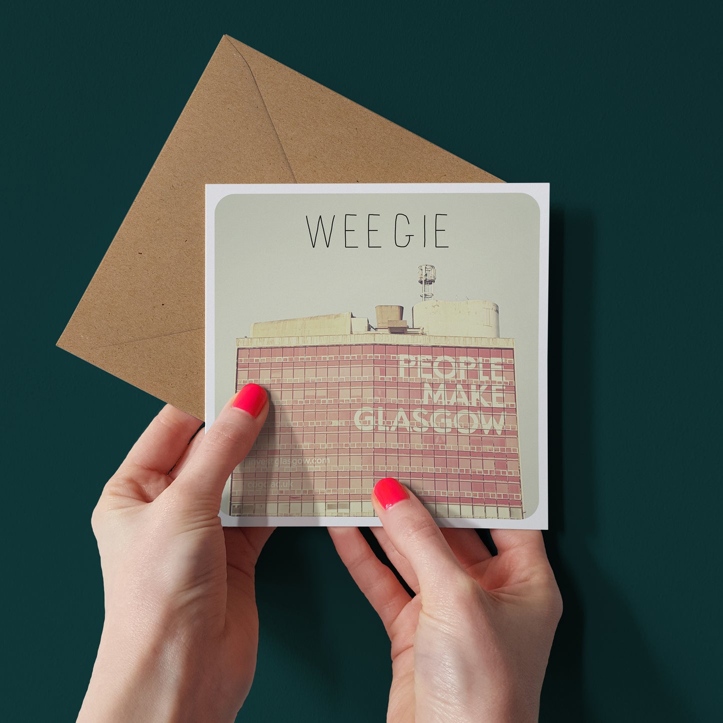 Scottish Banter Greetings Card Building and Printing