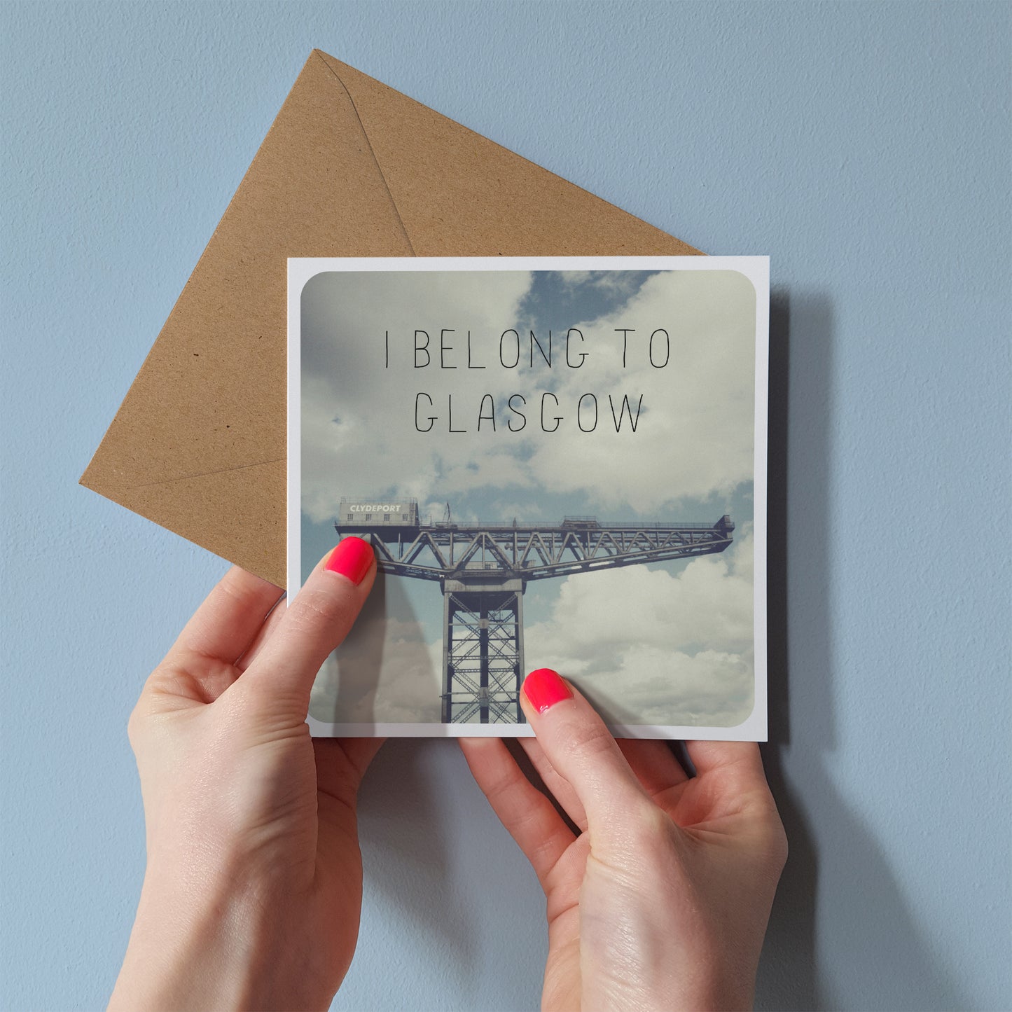 Scottish Banter Greetings Card Clydeport