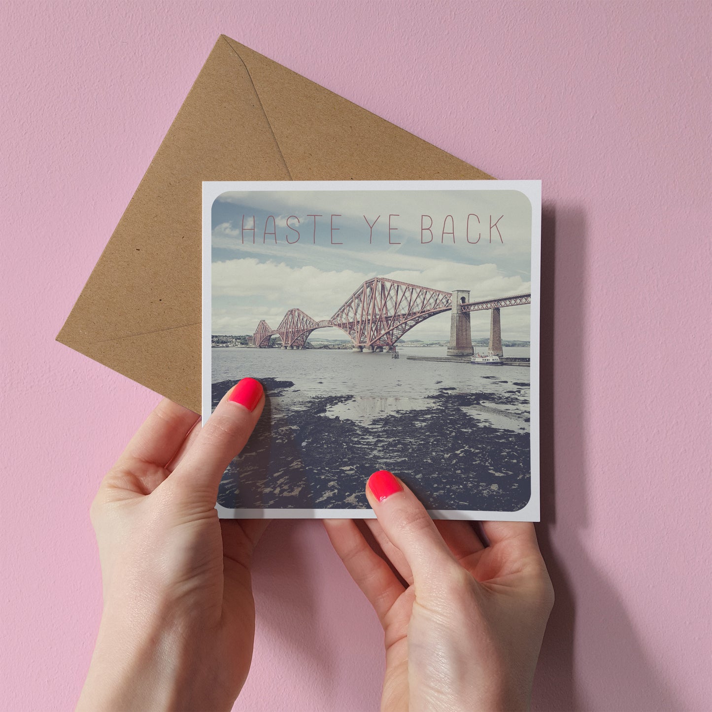 Scottish Banter Greetings Card Forth Bridge