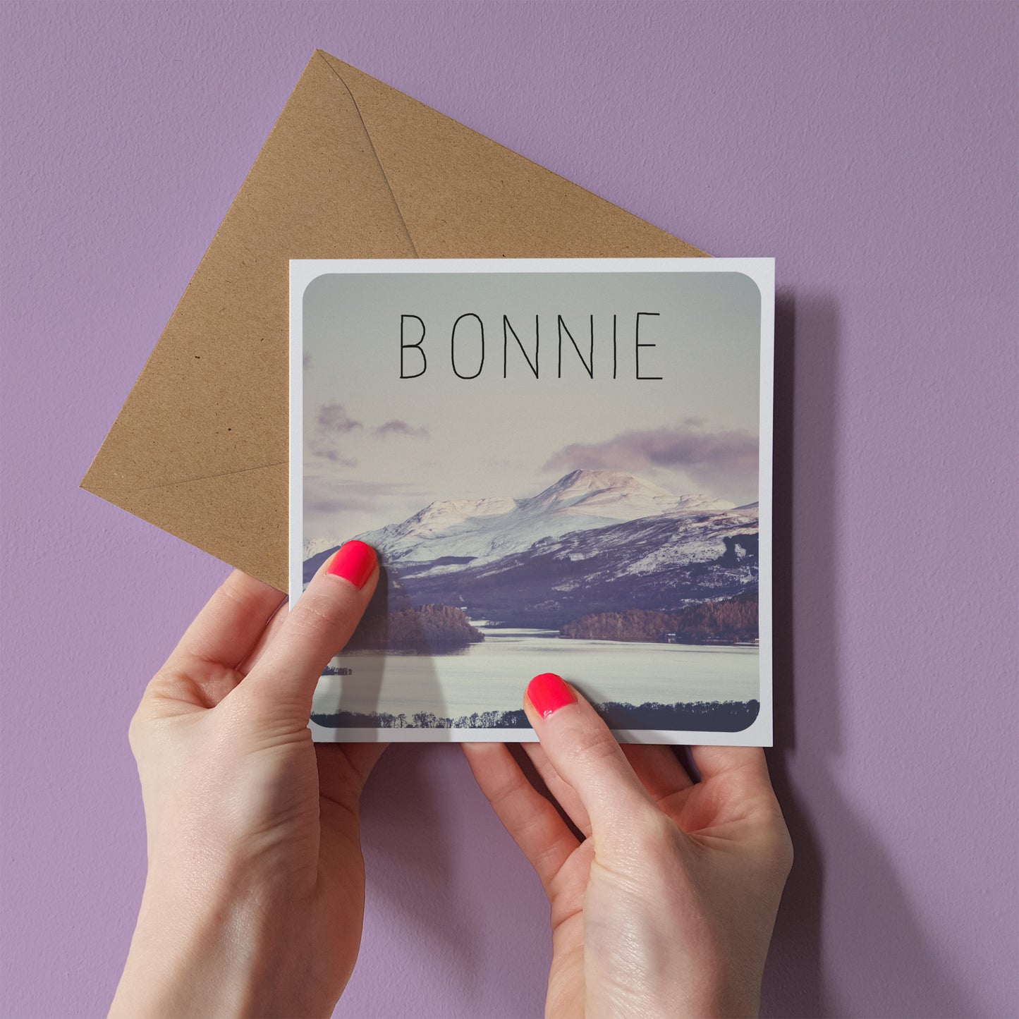 Scottish Banter Greetings Card Loch Lomond