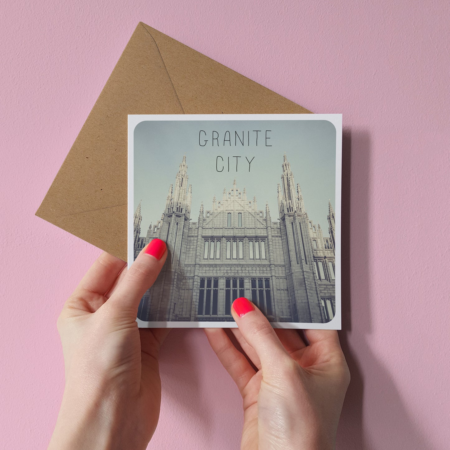 Scottish Banter Greetings Card Marischal College