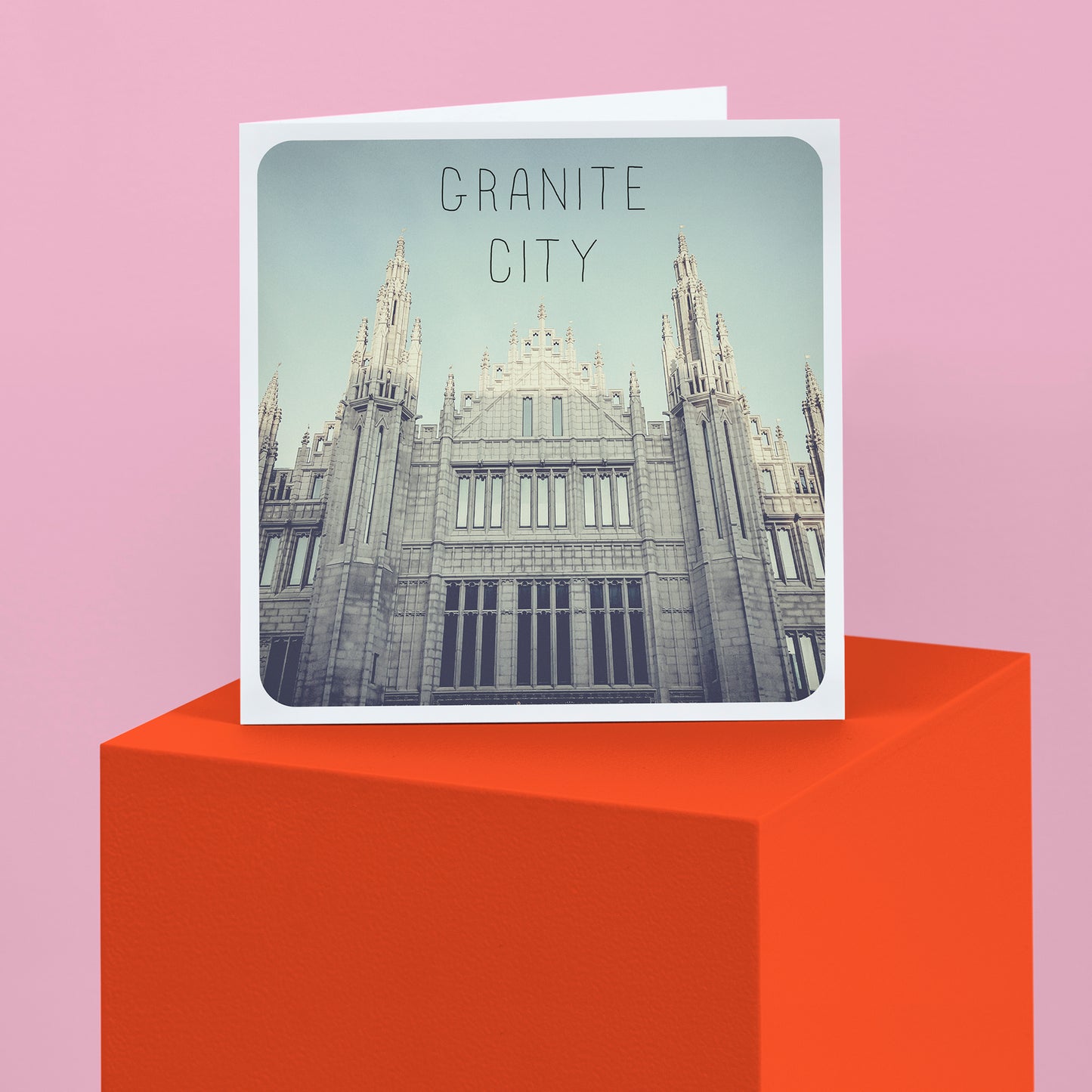 Scottish Banter Greetings Card Marischal College