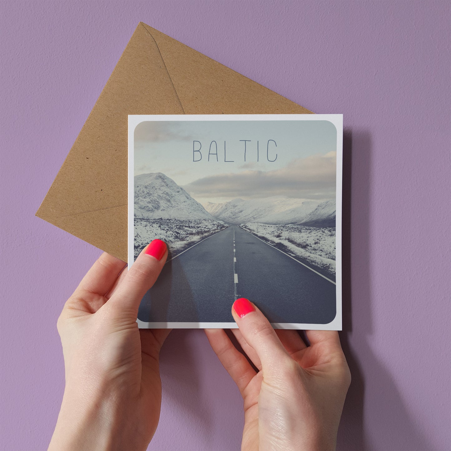 Scottish Banter Greetings Card Rannoch Moor