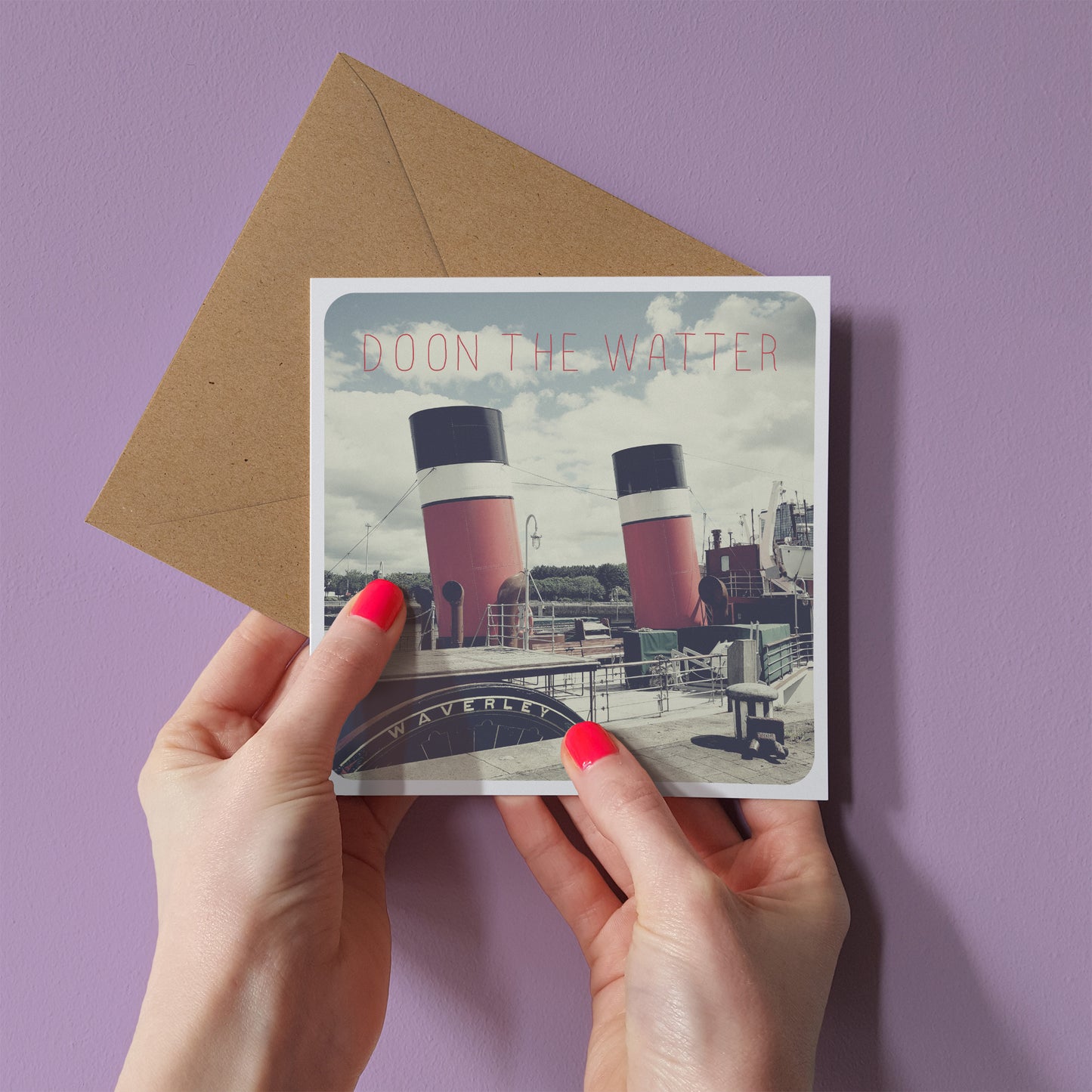 Scottish Banter Greetings Card The Waverley
