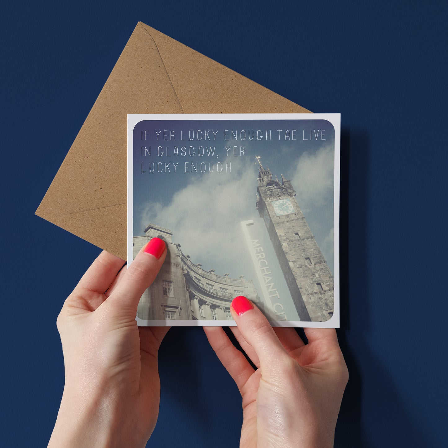 Scottish Banter Greetings Card Tollbooth Steeple