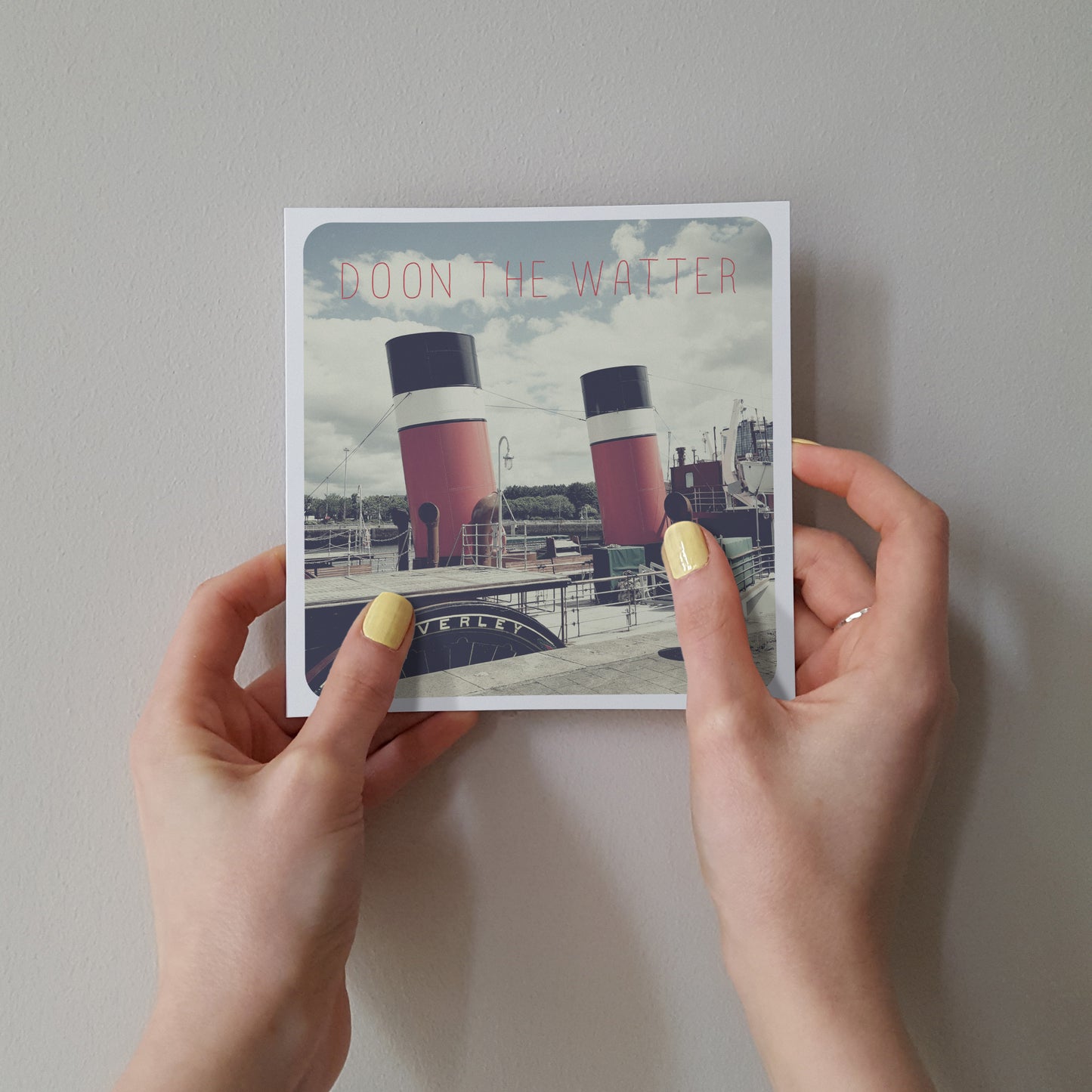 Scottish Banter Greetings Card The Waverley