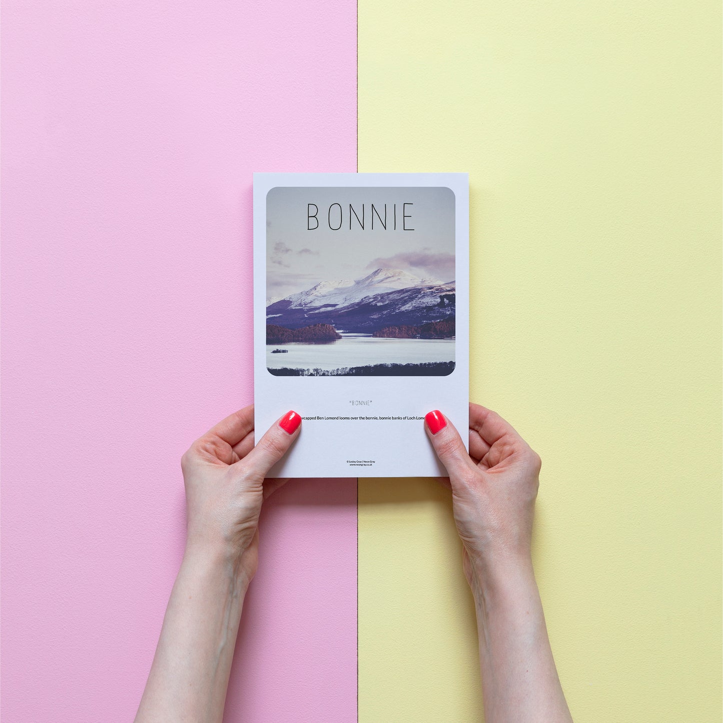 Set of 2 Scottish Banter Prints - Rannoch Moor + Loch Lomond