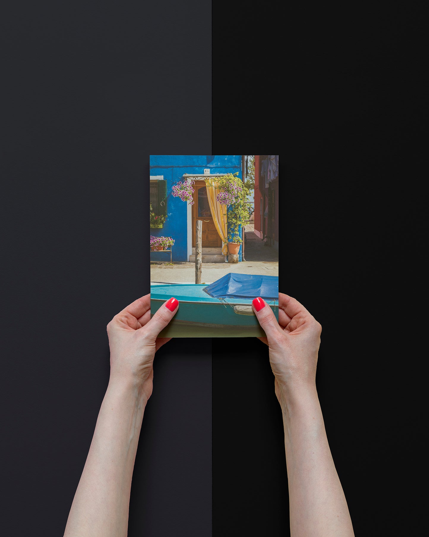 Islands of Venice Art Print - Blue and Turquoise