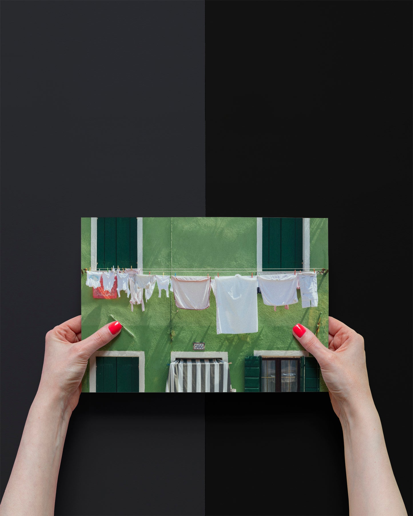 Islands of Venice Art Print - Green