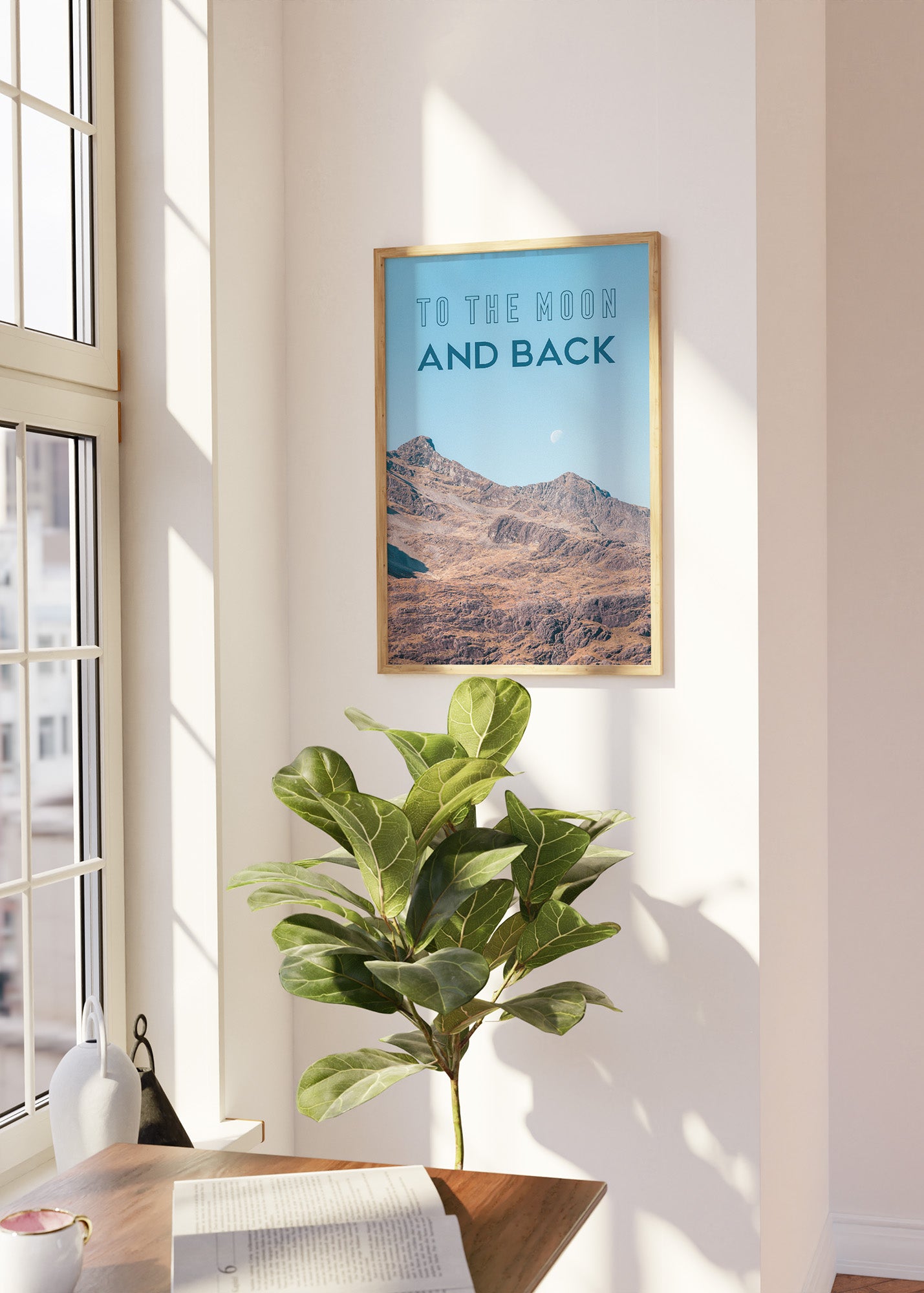 To the Moon and Back Print