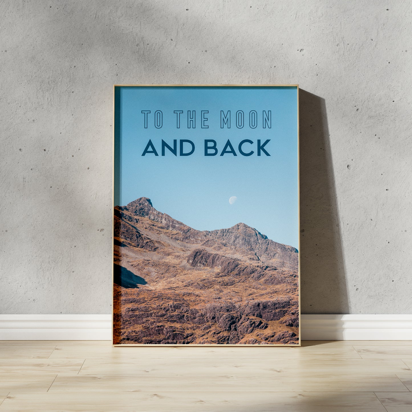 To the Moon and Back Print
