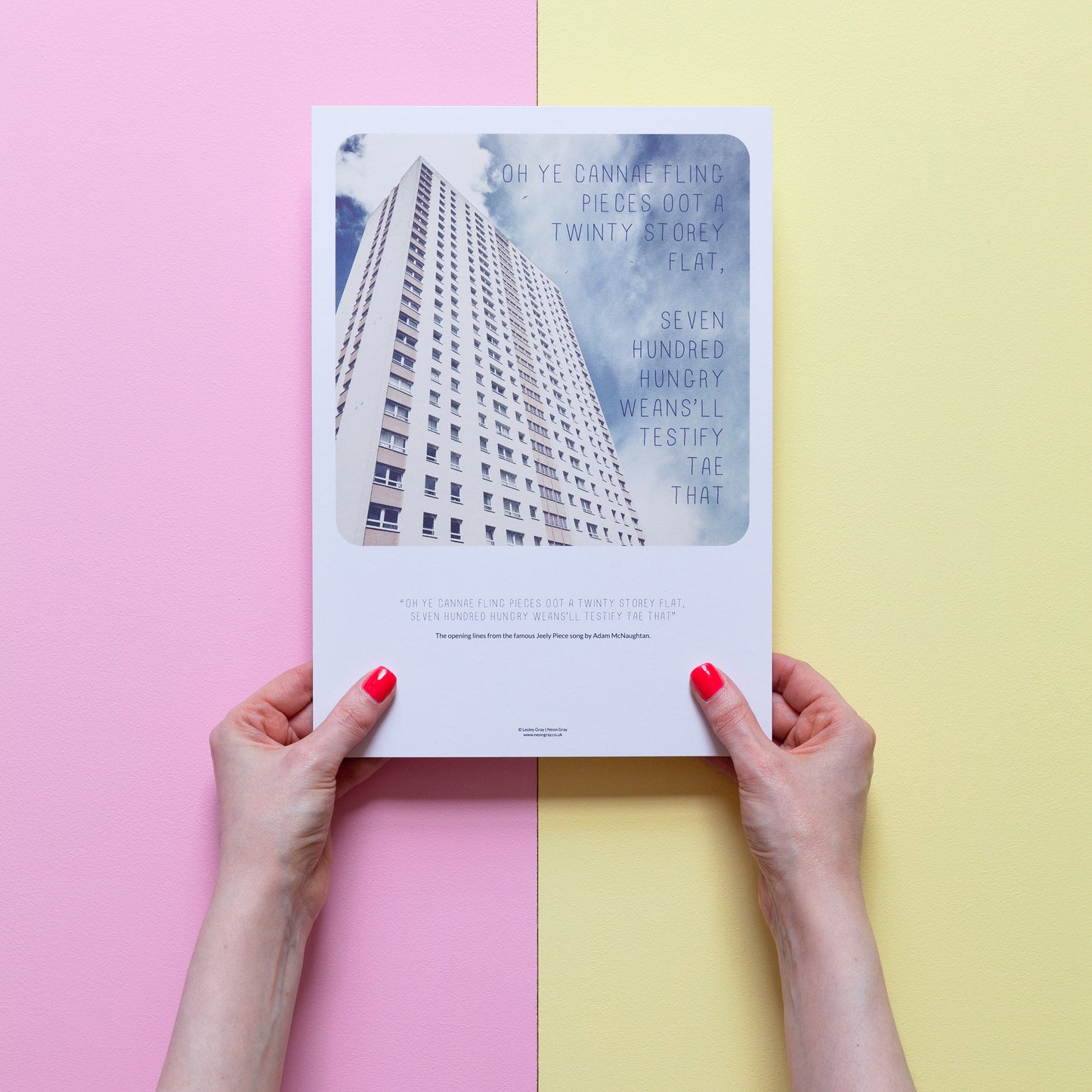 Scottish Banter Print High Rise