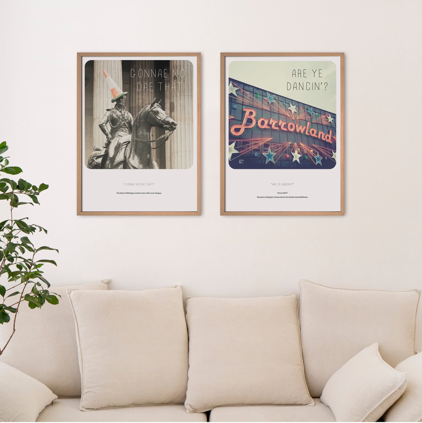 Set of 2 Scottish Banter Prints - Barrowland Ballroom + Duke of Wellington