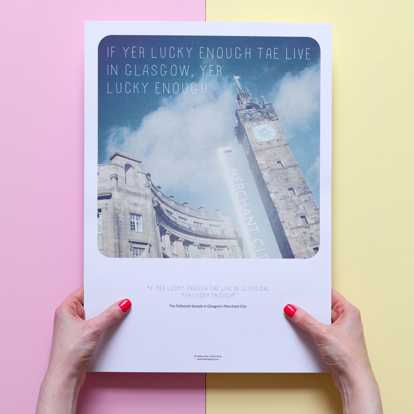 Scottish Banter Print Tollbooth Steeple