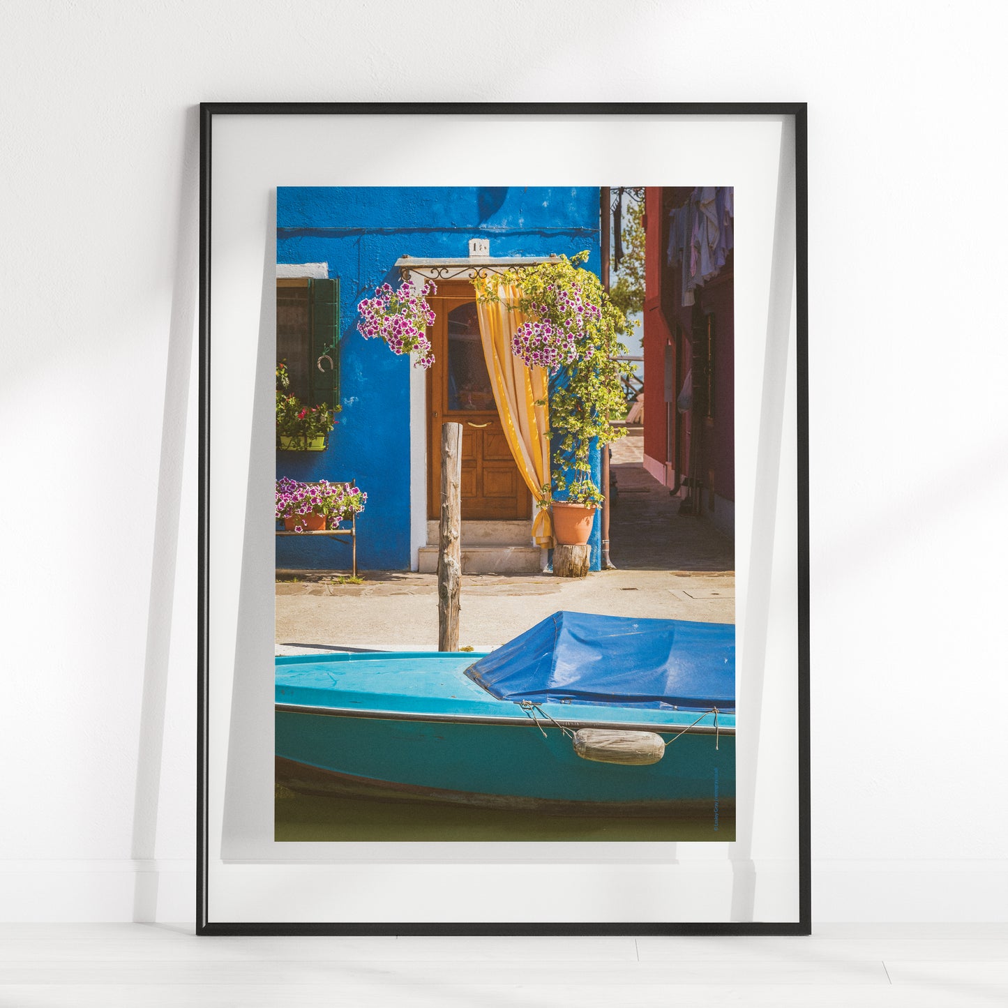 Islands of Venice Art Print - Blue and Turquoise
