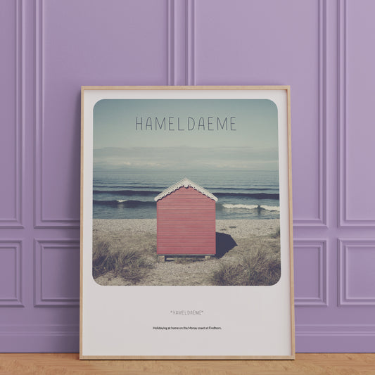 Scottish Banter Print Beach Hut