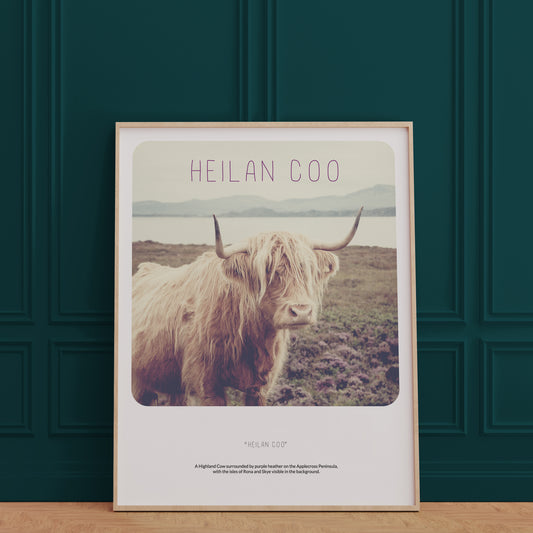 Scottish Banter Print Highland Cow