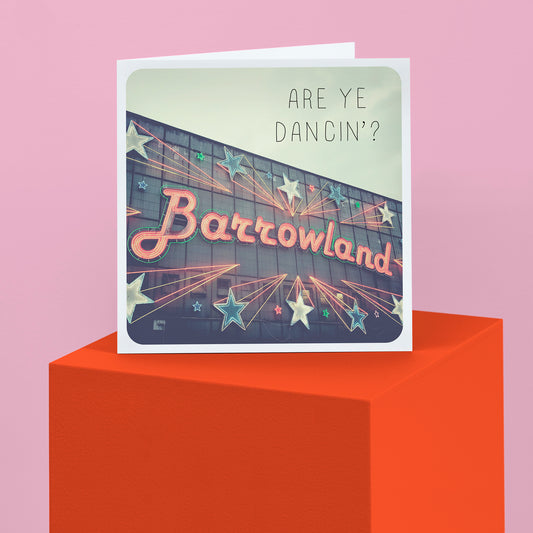 Scottish Banter Greetings Card Barrowland Ballroom