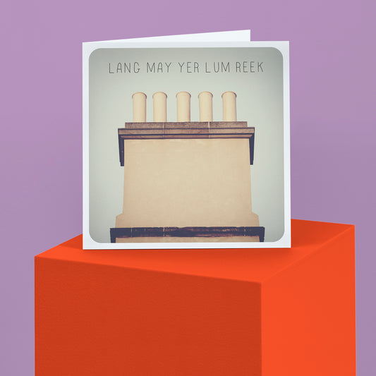 Scottish Banter Greetings Card Chimney Stack
