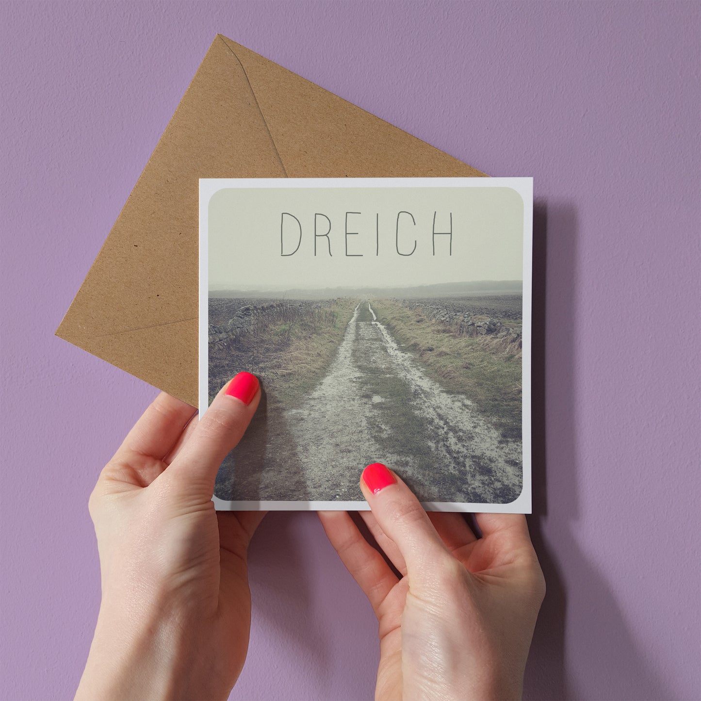 Scottish Banter Greetings Card Dreich