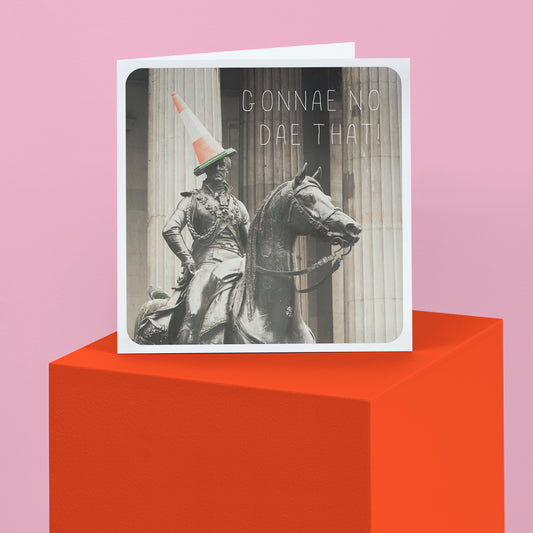 Scottish Banter Greetings Card Duke of Wellington