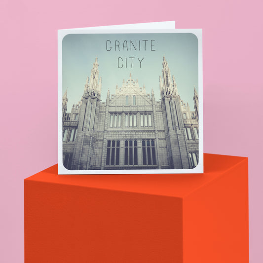Scottish Banter Greetings Card Marischal College
