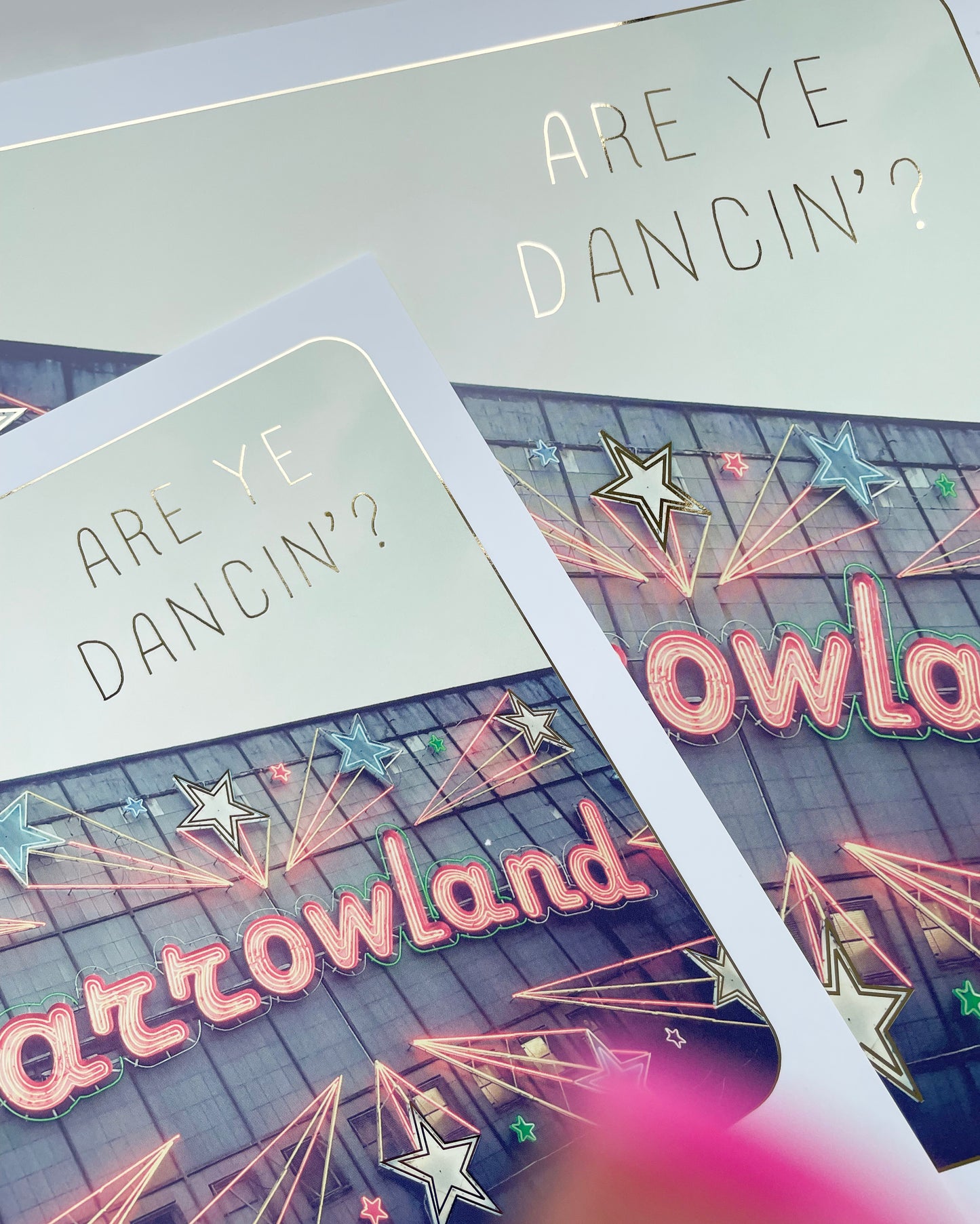 Special Edition Scottish Banter Print Barrowland Ballroom with Gold Foil