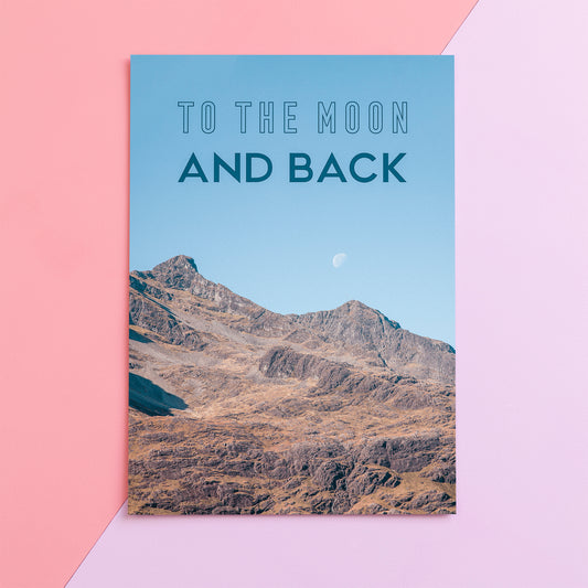 To the Moon and Back Print