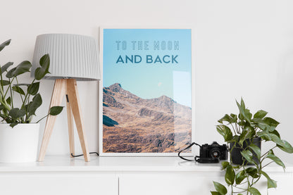 To the Moon and Back Print